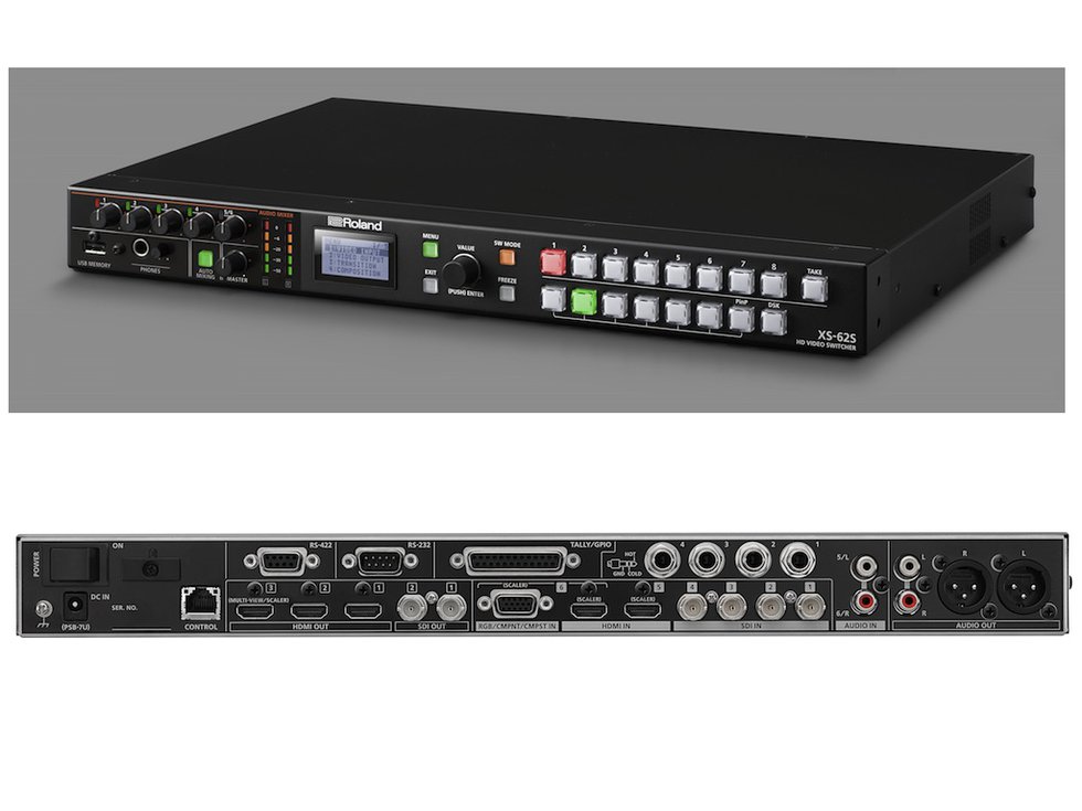 Roland Debuts XS-62S Six Channel Video Switcher and Audio Mixer - Church  Production Magazine