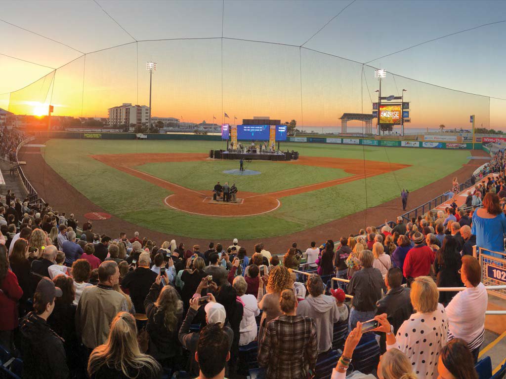 view of infield from seat - Picture of Blue Wahoos Ballpark, Pensacola -  Tripadvisor