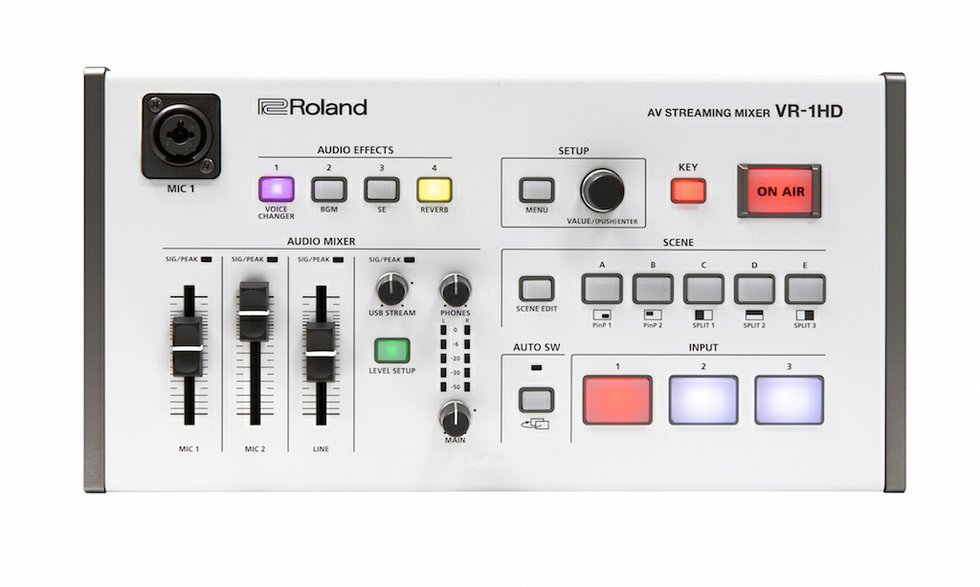 Roland Pro AV Debuts VR-1HD AV Streaming Mixer - Church Production