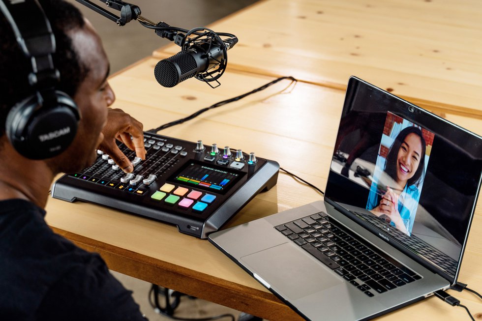 Review: Tascam Mixcast 4 Podcast Station with built-in Recorder ...