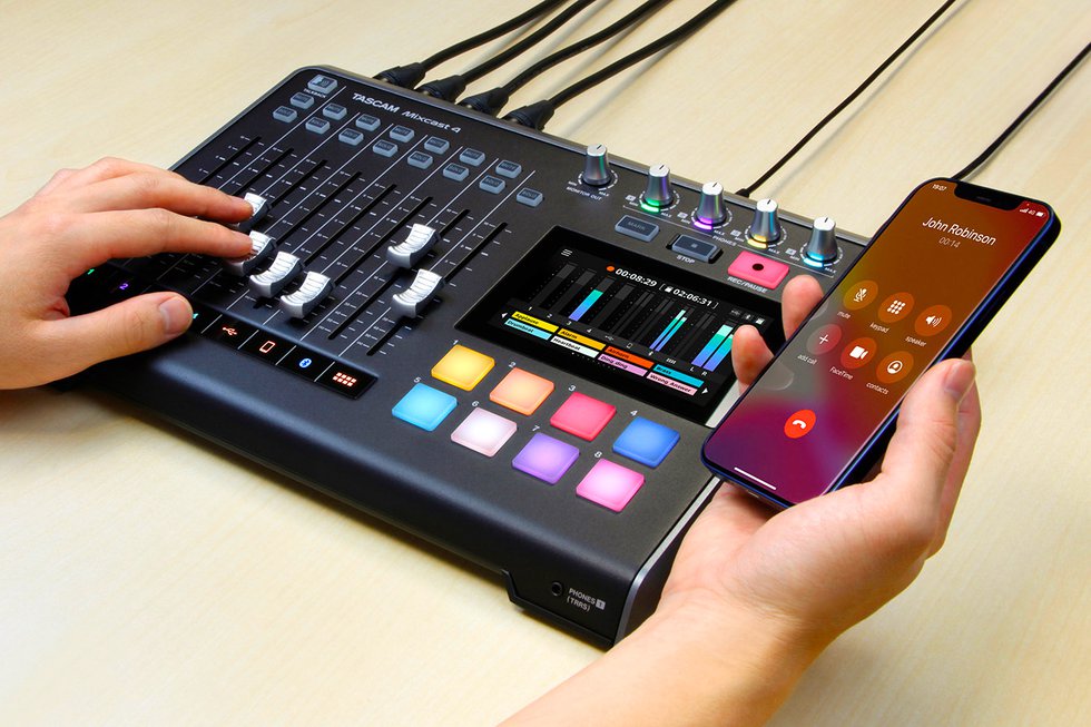 Review: Tascam Mixcast 4 Podcast Station with built-in Recorder