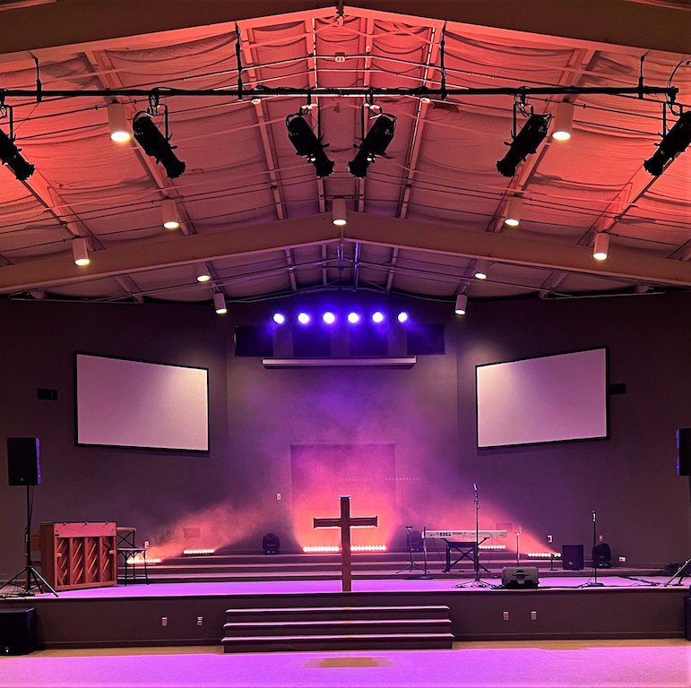 StageCulture Designs Georgia Church’s Satellite Campus Lighting ...