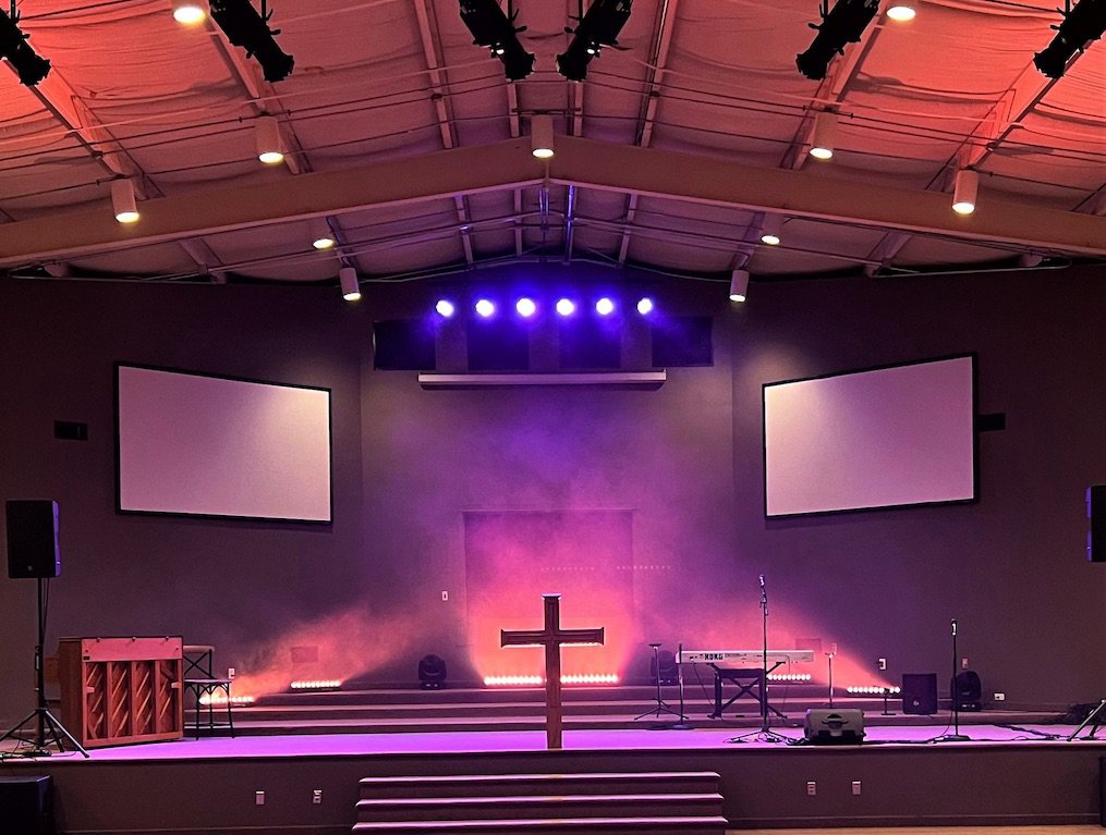 Stageculture Designs Georgia Church’s Satellite Campus Lighting 